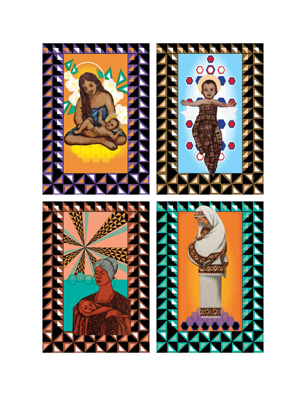 Christmas 1975 series, 4x A1 digital prints, 2014