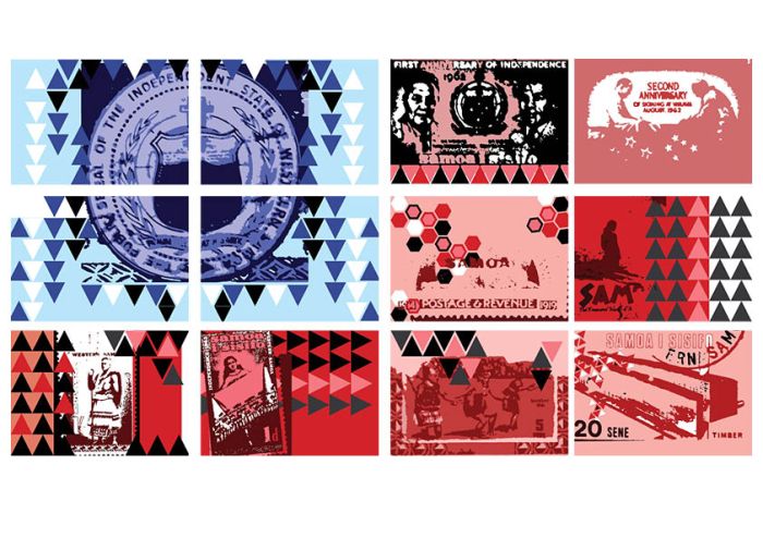 Samoa mo Samoa poster series, 12x A2 digital prints, 2014